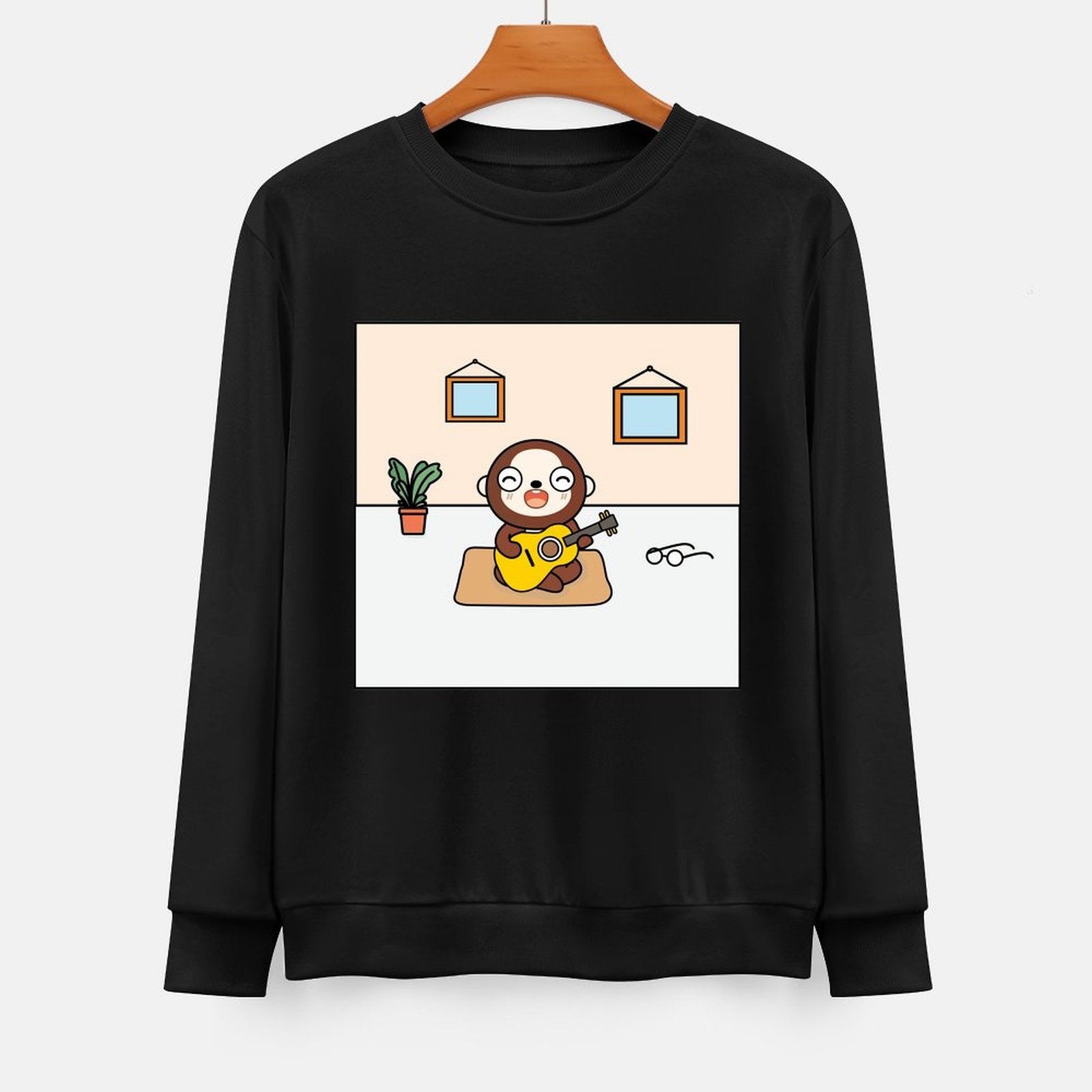 Front Patterned Long Sleeve TopPure ActiveWear